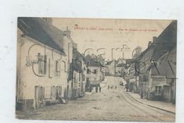 Delcampe - Arnay-le-Duc (21) :  L'Hôtel Soleil Dans La Rue Saint-Jacques Et Lvue Sur La Rue Grande Env 1910 (animé) PF - Arnay Le Duc