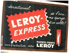 P P P/Buvard Papiers Peints Leroy-Express  (N= 1) - Farben & Lacke