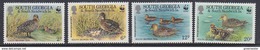 South Georgia 1992 WWF/Teals 4v ** Mnh (35099) - Zuid-Georgia