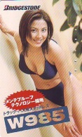 Télécarte Japon EROTIQUE (6032) EROTIC * BRIDGESTONE *  Japan * ACTRESS * TK * BIKINI * BATHCLOTHES * FEMME * SEXY LADY - Mode