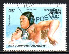 BENIN. N°708A Oblitéré De 1995. Water-polo Aux J.O. D'Atlanta. - Water Polo