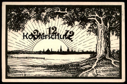 ALTE KÜNSTLER POSTKARTE SIGN. E. STEINMETZ 12.12.12 Sonne Sun Datum 1912 Date AK Postcard Cpa Ansichtskarte - Andere & Zonder Classificatie