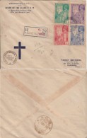 Burma  KG VI  1946  DEATH OF THE ALLIES POW  Memorial  THANBYUZAYAT Registered Cover #  96241    Inde Indien - Burma (...-1947)