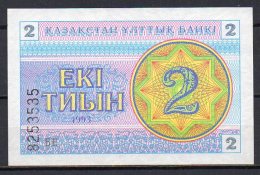 518-Kazakhstan Billet De 2 Tyin 1993 BE325 Neuf - Kazajstán