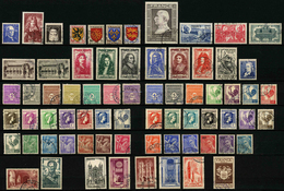 FRANCE - ANNEE COMPLETE 1944 - YT 599 à 668 - 70 TIMBRES OBLITERES - 1940-1949