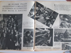 1950 Aniche   38 Filles  Découpent   2 Millions De Verres De Lunettes Pour Tous  Lunetier Atelier Artisan - Aniche