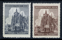 ARCHITECTURE - 1944 - BOHEMIA E MORAVIA  - Mi. Nr. 140/141 -  NH - (CW2427.49) - Neufs