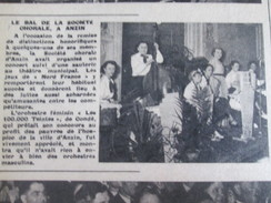 1950  Anzin  Bal De La Société  Chorale De Anzin - Anzin