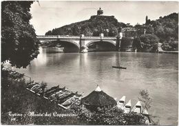 Z3200 Torino - Monte Dei Cappuccini E Fiume Po - Panorama - Barche Boats Bateaux / Viaggiata 1974 - Fiume Po