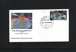 Central African Republic Raumfahrt / Space - Telecommunications FDC - Afrika