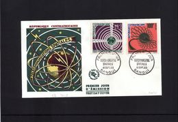 Central African Republic Raumfahrt / Space  - Telecommunications FDC - Africa