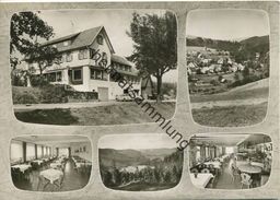 Huzenbach - Gasthof Pension Zum Engel - Besitzer Hugo Klumpp - Foto-AK Großformat - Verlag Gebr. Metz Tübingen - Baiersbronn