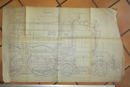 Plan De Locomotive  SNCF Avant 1937 - Maschinen