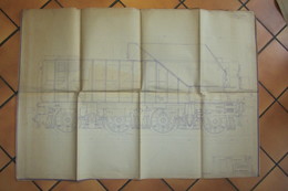 Plan De Tenders  SNCF  1939 - Maschinen