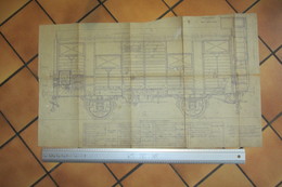 Plan De Wagon  SNCF Avant  1941 - Maschinen