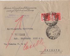 T35 - Venezia Giulia - AMG-VG - Busta Da Trieste Per Città Del 26 Aprile 1947 Non Recapitata ,, Rispedita Al Mittente. - Storia Postale