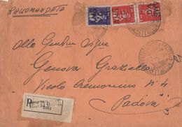 T36 - Venezia Giulia - AMG-VG - Busta Raccomandata Da Trieste A Padova Del 11 Marzo 1946 . - Storia Postale