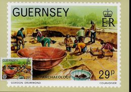 GUERNESEY Carte Maxi 1982 Archeologie - Archäologie