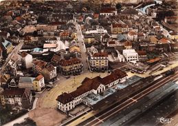 57-SARREBOURG - VUE AERIENNE SUR LA GARE - Sarrebourg