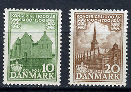 ARCHITECTURE - 1960 - DANIMARCA - Mi. Nr. 342+345 -  NH - (CW2427.50) - Nuevos