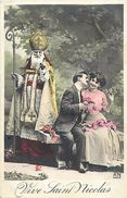 Themes Div -ref T861- Vive Saint Nicolas - St Nicolas - Couples - Couple  - Carte Bon Etat  - - Saint-Nicholas Day