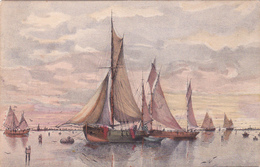 Sailing Ship, Bateau , Fishermans - Mosinger Serie 131A - Segelboote