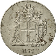 Monnaie, Iceland, 10 Kronur, 1978, TTB, Copper-nickel, KM:15 - IJsland
