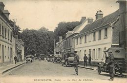 BEAUMESNIL - La Rue Du Château - Beaumesnil