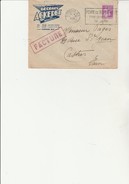 LETTRE AFFRANCHIE  N° 281 - TYPE PAIX - OBLITEREE FLAMME "FOIRE DE BORDEAUX - 2eme QUINZAINE DE JUIN   CAD BORDEAUX 1936 - 1921-1960: Moderne