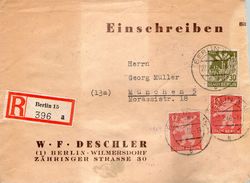 Germany,Soviet Zone,registered Letter Cancell:Berlin,27.02.1946 To Munchen07.03.1946,see Scan - Berlino & Brandenburgo