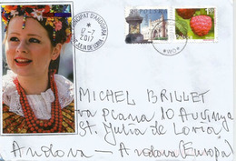 Stamp; Lublin Castle, Letter Addressed To ANDORRA, With Arrival Postmark - Brieven En Documenten