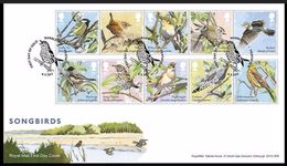 GROSSBRITANNIEN GRANDE BRETAGNE GB 2017 SONGBIRDS SET OF 8V. FDC SG 3948-57 MI 4038-47 YT 4442-51 SC 3606-15 - 2011-2020 Ediciones Decimales