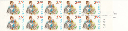 Norway 1987 Scott #920a Booklet Of 10 2.30k Children, Cat, Ornaments - Christmas - Booklets