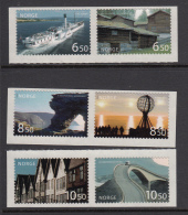 Norway 2006 Scott #1476-#1481 Set Of 6 Tourism - Neufs