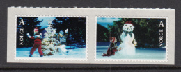 Norway 2006 Scott #1490-#1491 Set Of 2 Children Playing In Snow - Christmas - Neufs