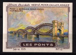 Nestlé - 105 - Les Ponts, Bridges - 12 - Pont à  Semelles Renversèes Hambourg, Hamburg - Nestlé