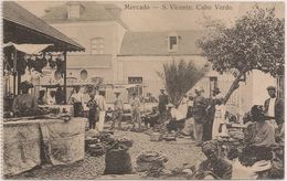 Delcampe - Postal Cabo Verde - Cape Verde - Ilha De S. Vicente - Mercado - Carte Postale - Postcard - Cap Verde