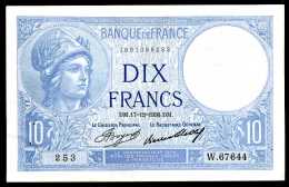 360-France Billet De 10 Francs 1936 DM W67644 - 10 F 1916-1942 ''Minerve''