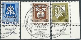 ISRAEL 1970 Mi-Nr. 486/88 O Used - Aus Abo - Oblitérés (avec Tabs)