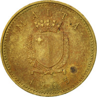 Monnaie, Malte, Cent, 1995, TTB, Nickel-brass, KM:93 - Malta