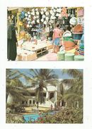 Cp , KENYA , MOMBASSA , Serena Beach Hotel , Biashara Street , Vierges , MAGASIN ,  LOT DE 2 CARTES POSTALES - Kenia