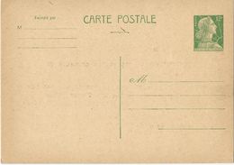 CARTE POSTALE COMMERCIALE PRIVEE AU TYPE MARIANNE DE MULLER - AK Mit Aufdruck (vor 1995)