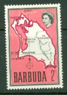 Barbuda: 1968/70   QE II - Map Of Barbuda    SG14    2c     MH - Barbuda (...-1981)