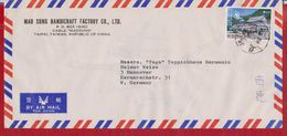 CHINA AIR MAIL COVER SENT TO GERMANY 1969 STAMPS 1968 - Cartas & Documentos