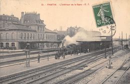 93-PANTIN- L'INTERIEUR DE LA GARE - Pantin