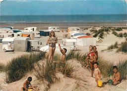 CPSM FRANCE 59 "Bray Dunes Frontières, Camping Perroquet Plage" - Bray-Dunes