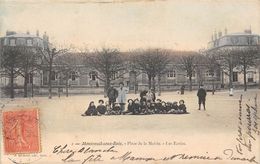 93-MONTREUIL-SOUS-BOIS- PLACE DE LA MAIRIE, LES ECOLES - Montreuil