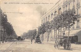 93-AUBERVILLIERS- LES QUATRE CHEMINS , AVENUE DE LA REPUBLIQUE - Aubervilliers