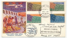 VIET-NAM - FDC - Développement Communautaire - Saigon - 26/10/1959 - Vietnam