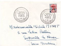 1959 - FREJUS - Oblit. Temporaire "JOURNEE NATIONALE DE SOLIDARITE - SINISTRES DE FREJUS" - Tp N° 1229 - Gedenkstempels